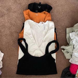 Urban outfitters plunge tank top bundle